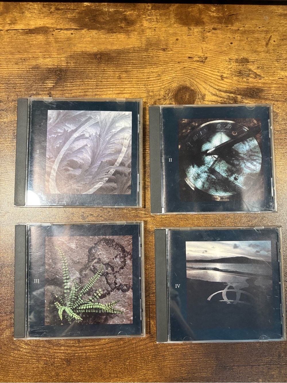 Led Zeppelin CD’s 1-4 from the 1990 Atlantic Records Box Set